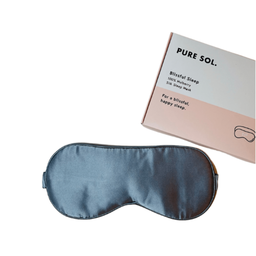 Blissful Sleep 100% Mulberry Silk Sleep Eye Mask - Beauty Sleep by